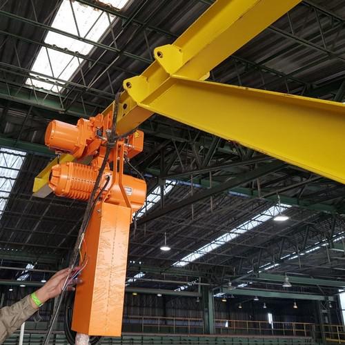 Talha Elétrica de Corrente – Modelo com Trolley Elétrico
