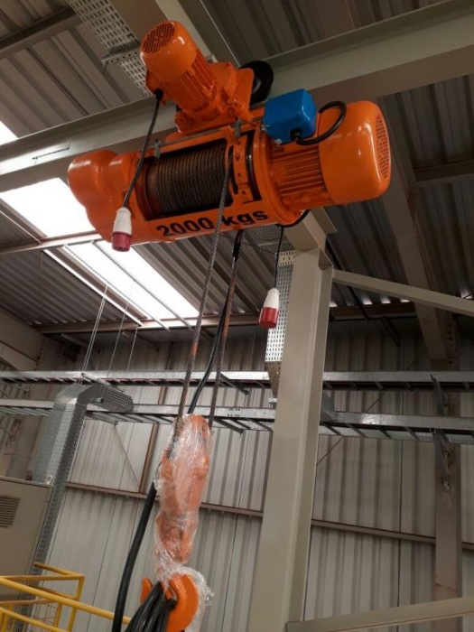 Talha elétrica 2000 kg