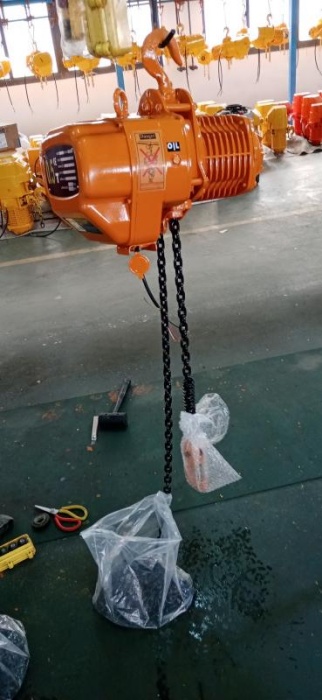 Talha elétrica 500 kg corrente